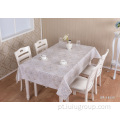 Toalha de mesa de PVC impermeável com estampa floral